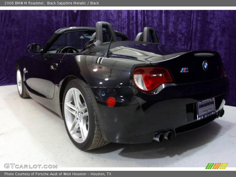 Black Sapphire Metallic / Black 2006 BMW M Roadster