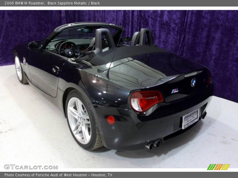 Black Sapphire Metallic / Black 2006 BMW M Roadster