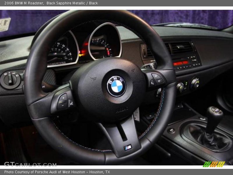 Black Sapphire Metallic / Black 2006 BMW M Roadster