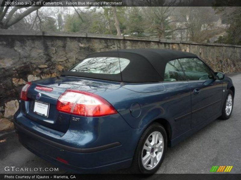 Fusion Blue Metallic / Parchment 2006 Saab 9-3 2.0T Convertible