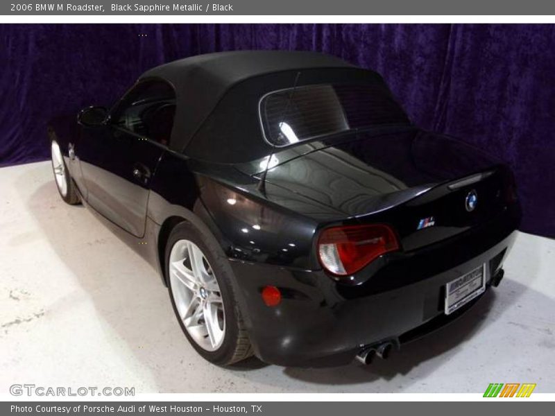 Black Sapphire Metallic / Black 2006 BMW M Roadster