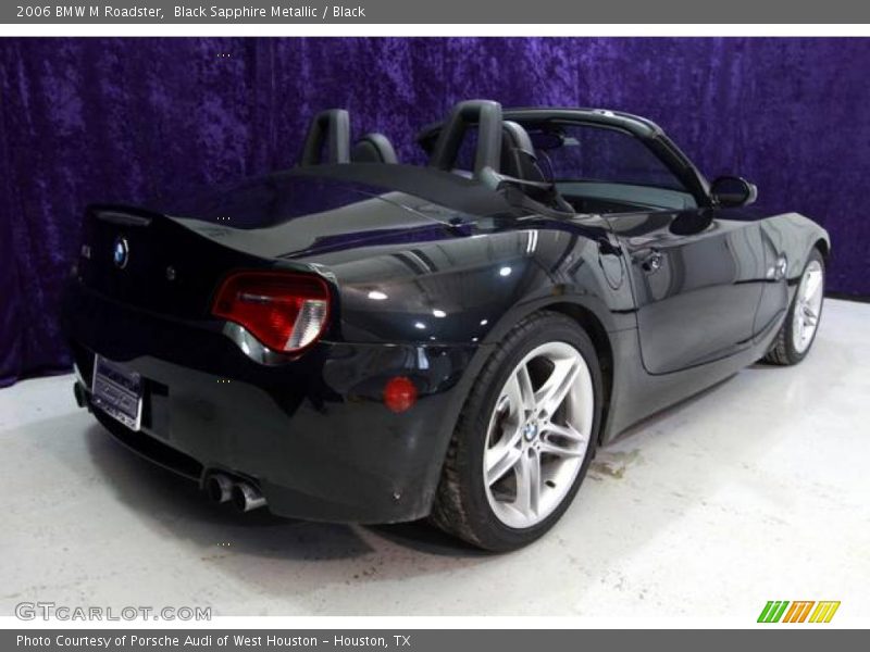 Black Sapphire Metallic / Black 2006 BMW M Roadster