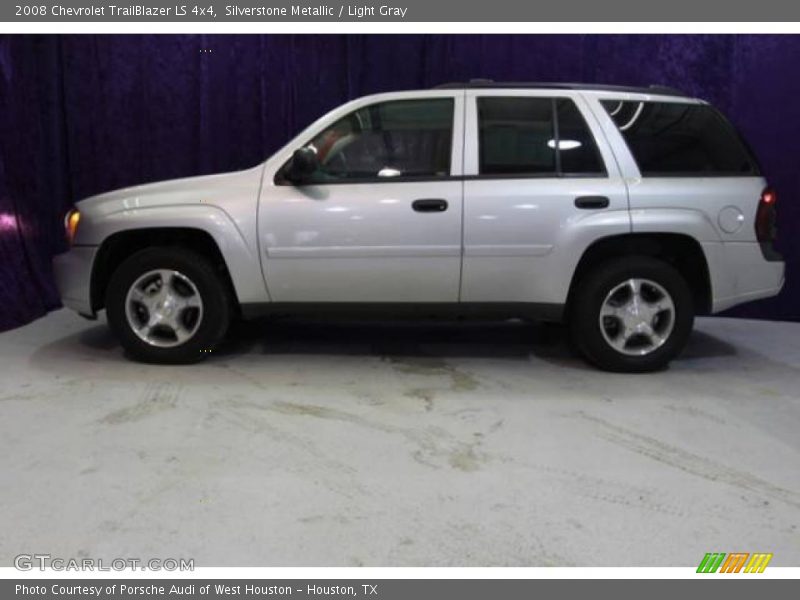 Silverstone Metallic / Light Gray 2008 Chevrolet TrailBlazer LS 4x4