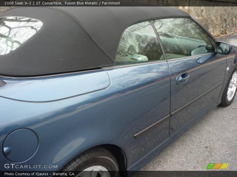 Fusion Blue Metallic / Parchment 2006 Saab 9-3 2.0T Convertible