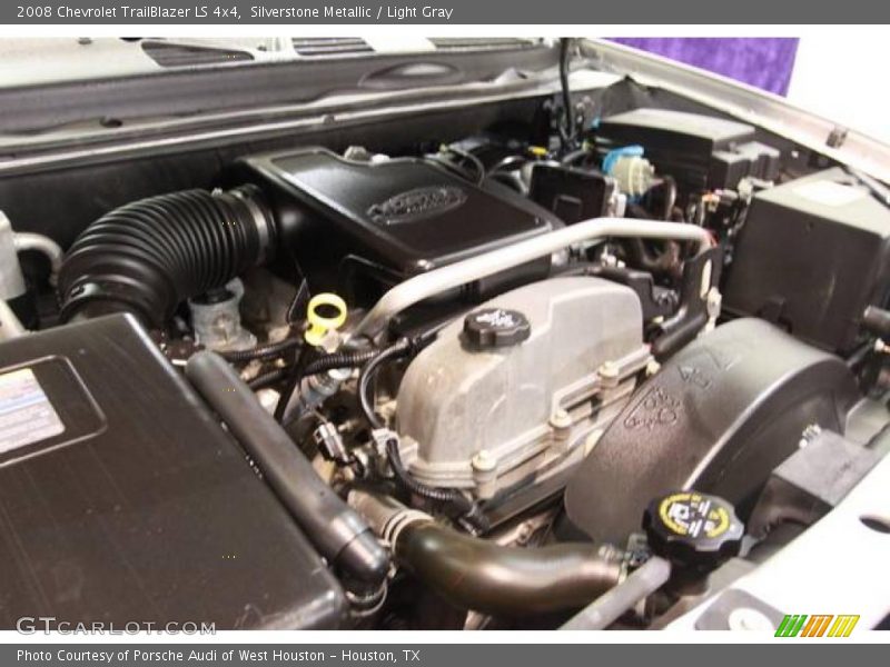 Silverstone Metallic / Light Gray 2008 Chevrolet TrailBlazer LS 4x4