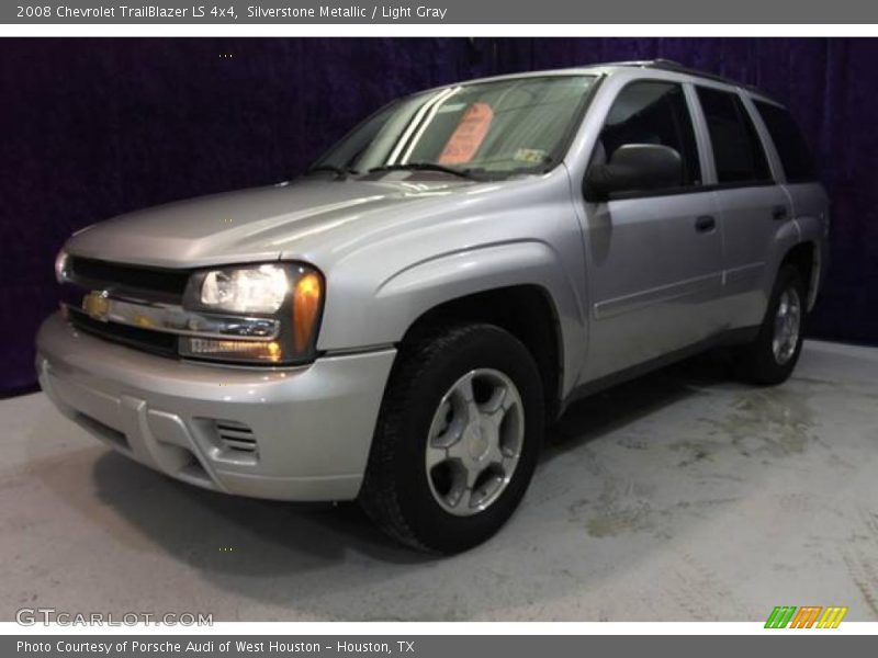 Silverstone Metallic / Light Gray 2008 Chevrolet TrailBlazer LS 4x4