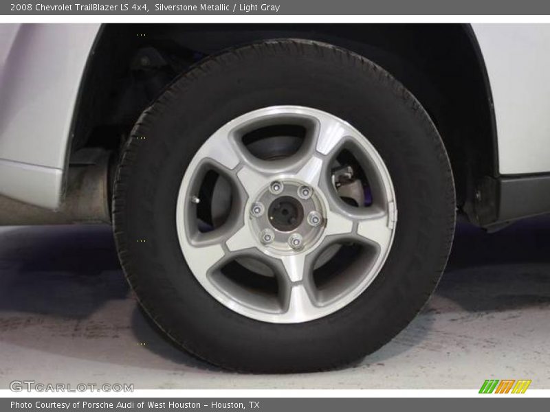 Silverstone Metallic / Light Gray 2008 Chevrolet TrailBlazer LS 4x4