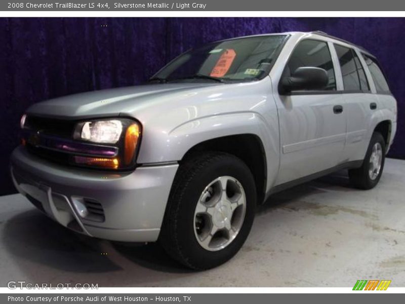 Silverstone Metallic / Light Gray 2008 Chevrolet TrailBlazer LS 4x4
