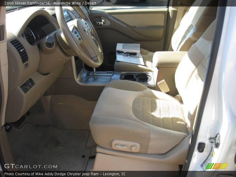 Avalanche White / Desert 2006 Nissan Pathfinder SE