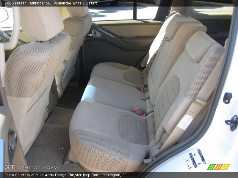 Avalanche White / Desert 2006 Nissan Pathfinder SE