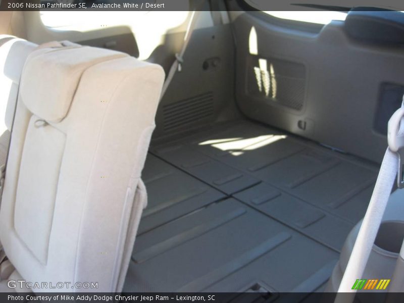 Avalanche White / Desert 2006 Nissan Pathfinder SE