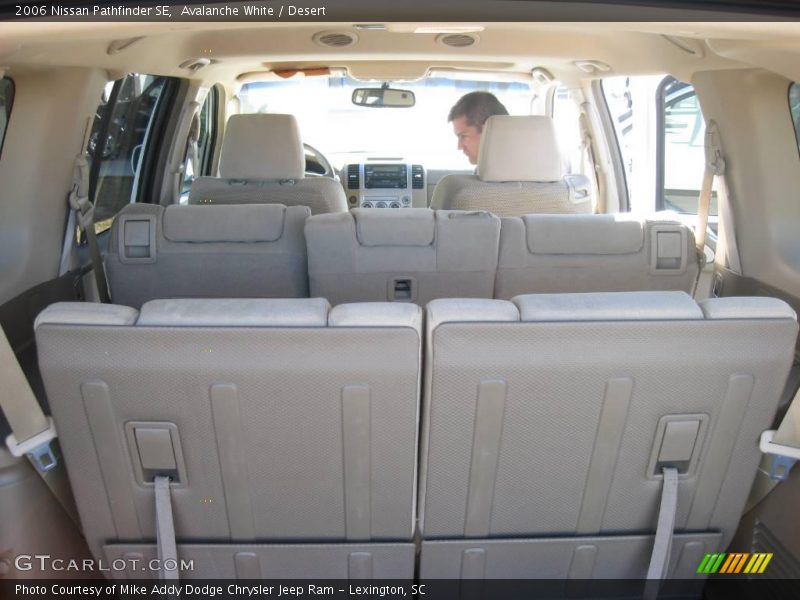 Avalanche White / Desert 2006 Nissan Pathfinder SE