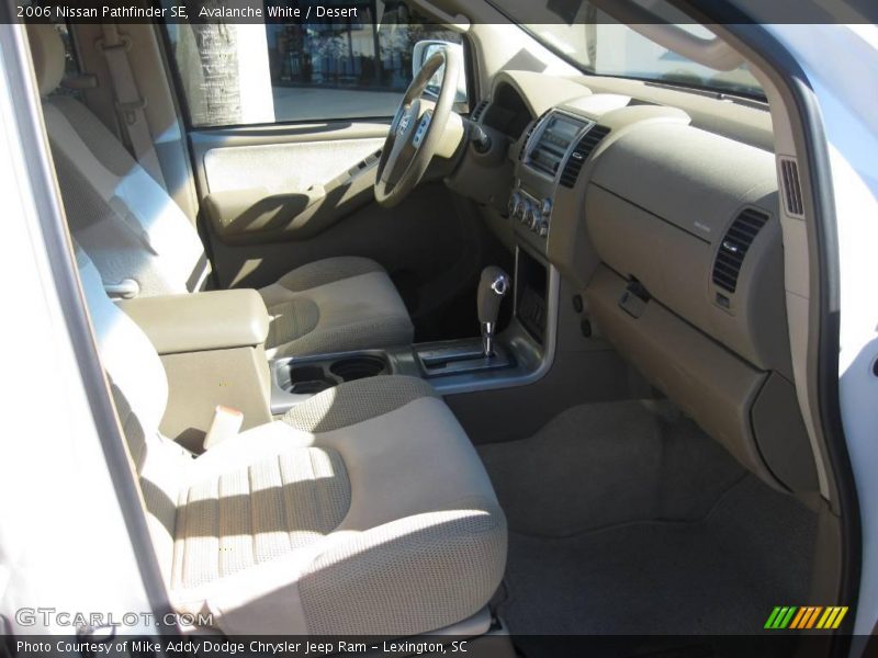 Avalanche White / Desert 2006 Nissan Pathfinder SE