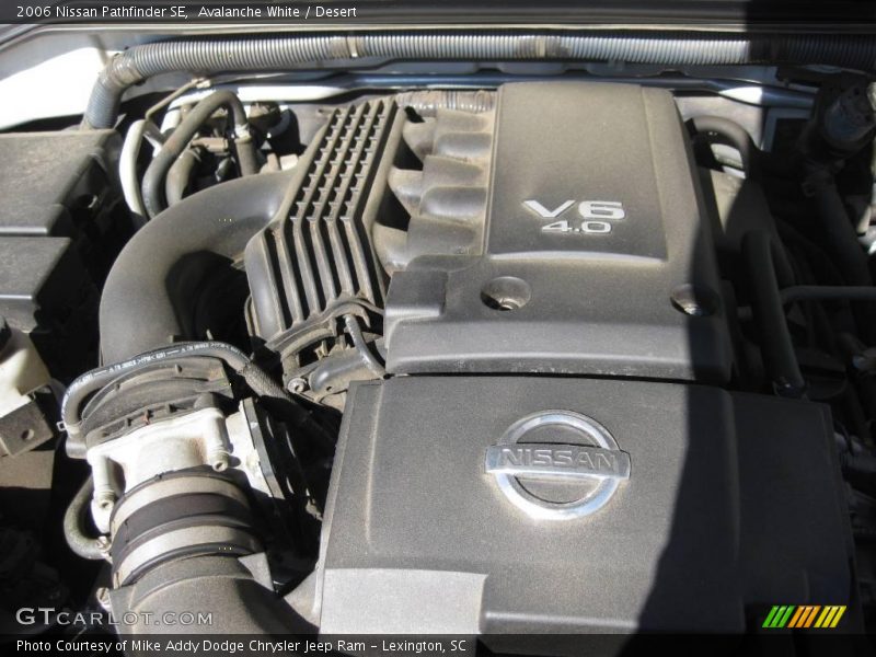 Avalanche White / Desert 2006 Nissan Pathfinder SE