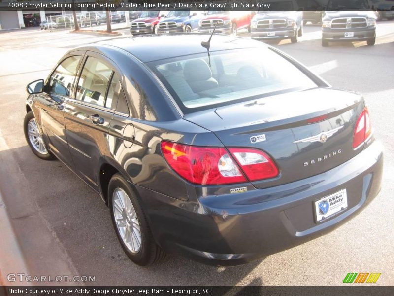 Modern Blue Pearl / Dark Slate Gray/Light Slate Gray 2008 Chrysler Sebring Touring Sedan