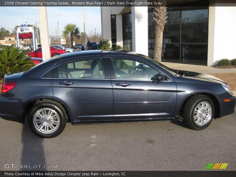 Modern Blue Pearl / Dark Slate Gray/Light Slate Gray 2008 Chrysler Sebring Touring Sedan
