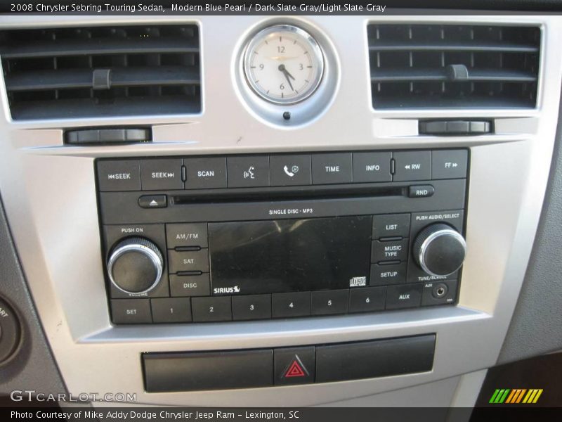 Modern Blue Pearl / Dark Slate Gray/Light Slate Gray 2008 Chrysler Sebring Touring Sedan