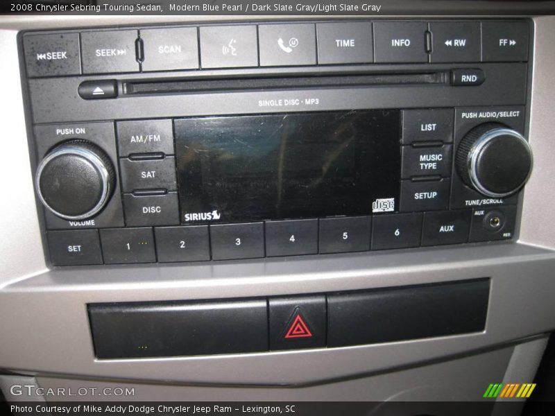 Modern Blue Pearl / Dark Slate Gray/Light Slate Gray 2008 Chrysler Sebring Touring Sedan