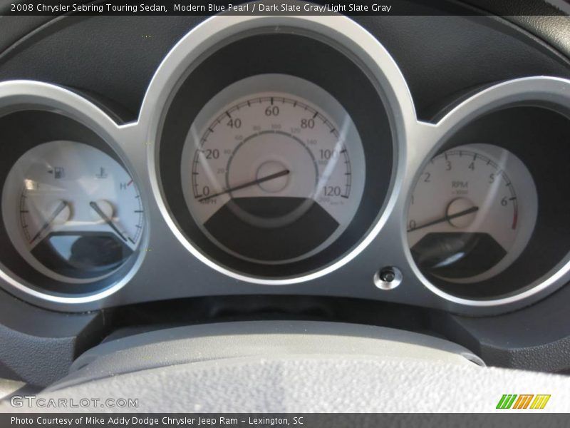 Modern Blue Pearl / Dark Slate Gray/Light Slate Gray 2008 Chrysler Sebring Touring Sedan