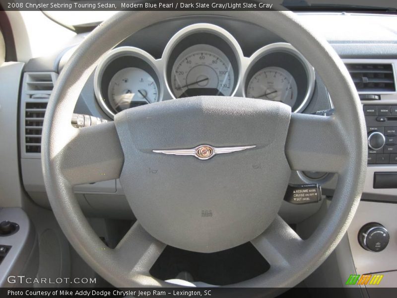 Modern Blue Pearl / Dark Slate Gray/Light Slate Gray 2008 Chrysler Sebring Touring Sedan