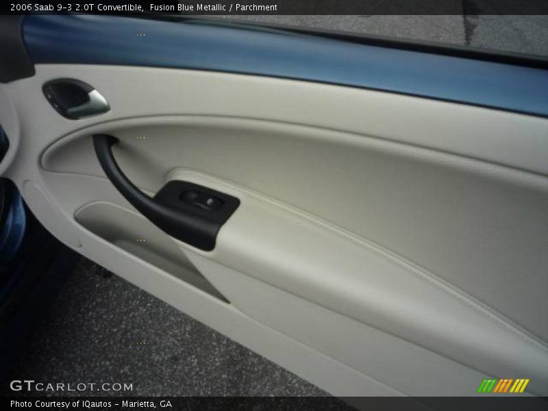 Fusion Blue Metallic / Parchment 2006 Saab 9-3 2.0T Convertible