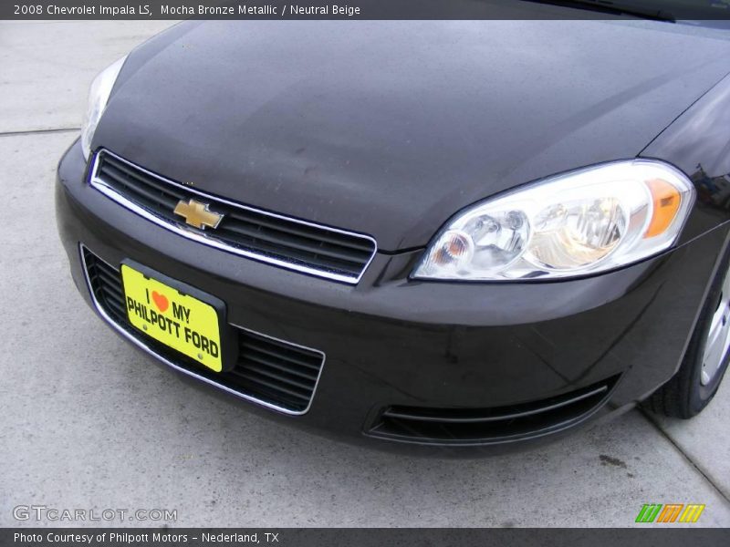 Mocha Bronze Metallic / Neutral Beige 2008 Chevrolet Impala LS