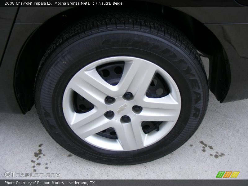 Mocha Bronze Metallic / Neutral Beige 2008 Chevrolet Impala LS
