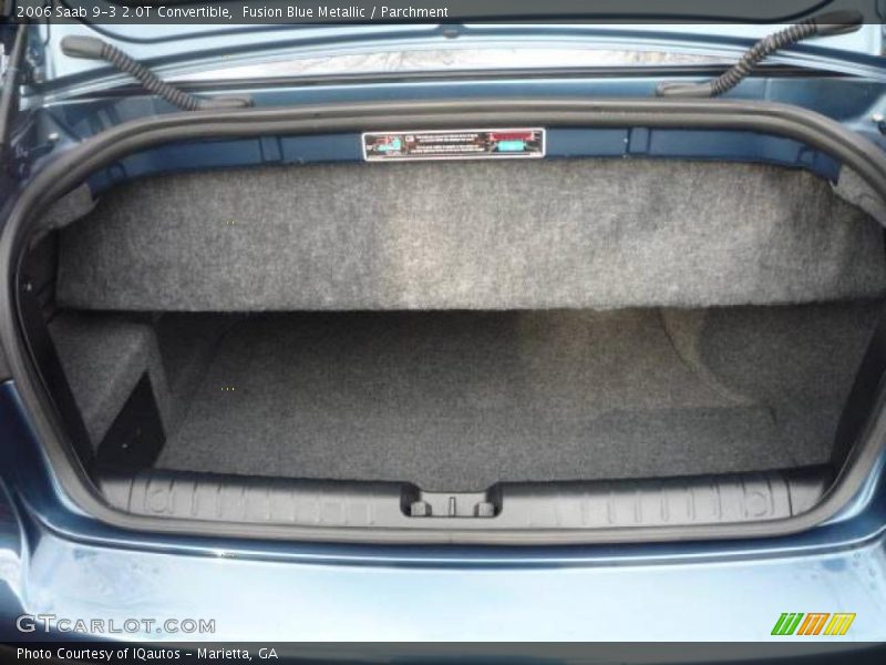 Fusion Blue Metallic / Parchment 2006 Saab 9-3 2.0T Convertible