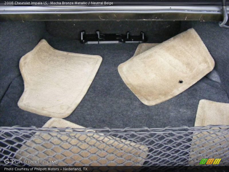 Mocha Bronze Metallic / Neutral Beige 2008 Chevrolet Impala LS