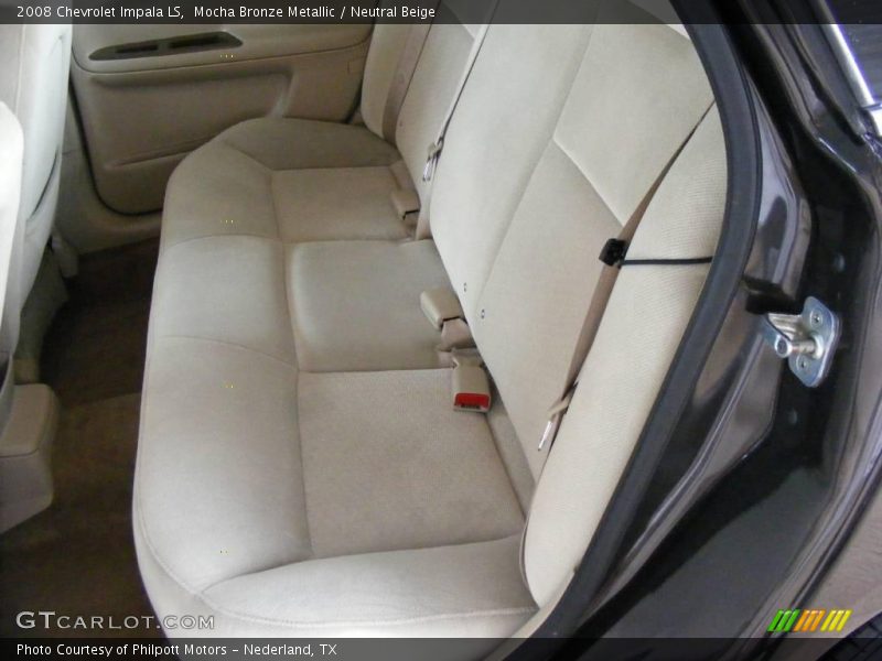 Mocha Bronze Metallic / Neutral Beige 2008 Chevrolet Impala LS