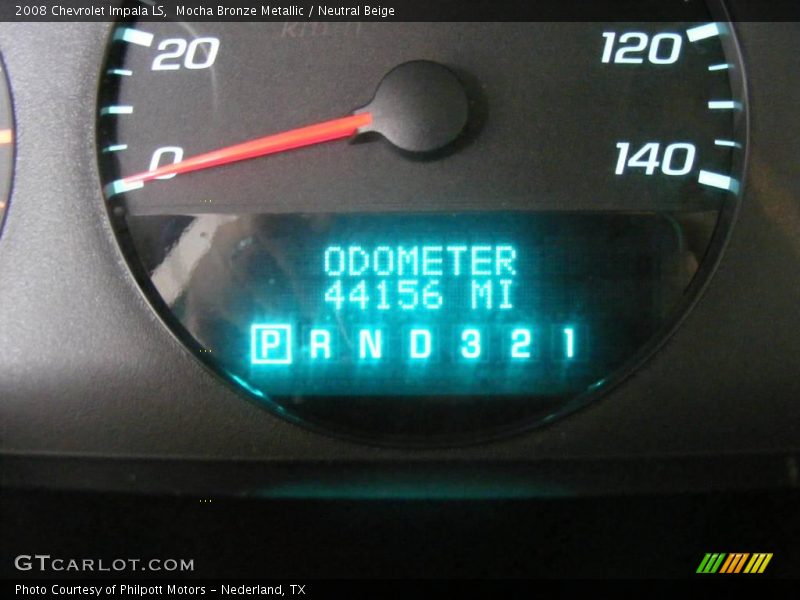 Mocha Bronze Metallic / Neutral Beige 2008 Chevrolet Impala LS
