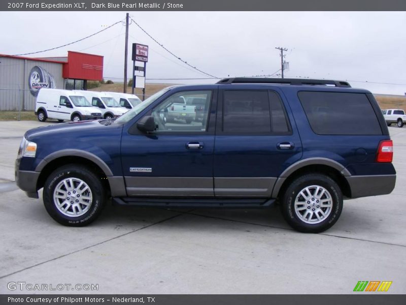 Dark Blue Pearl Metallic / Stone 2007 Ford Expedition XLT