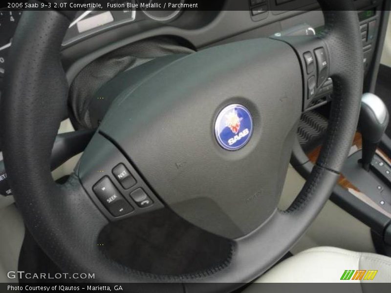 Fusion Blue Metallic / Parchment 2006 Saab 9-3 2.0T Convertible