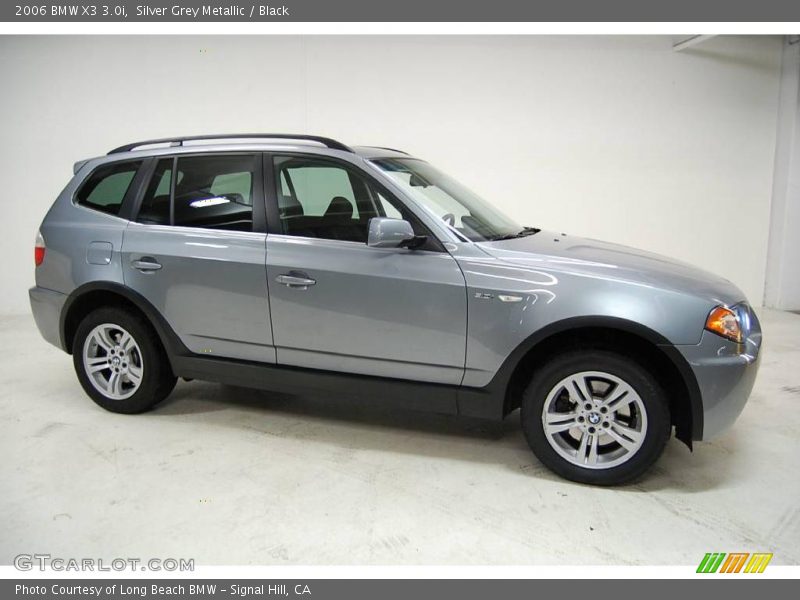 Silver Grey Metallic / Black 2006 BMW X3 3.0i