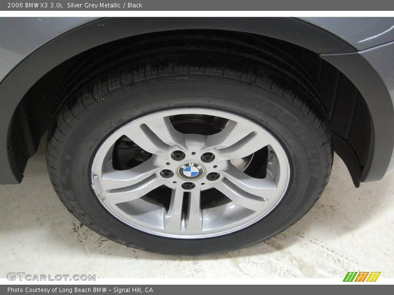 Silver Grey Metallic / Black 2006 BMW X3 3.0i