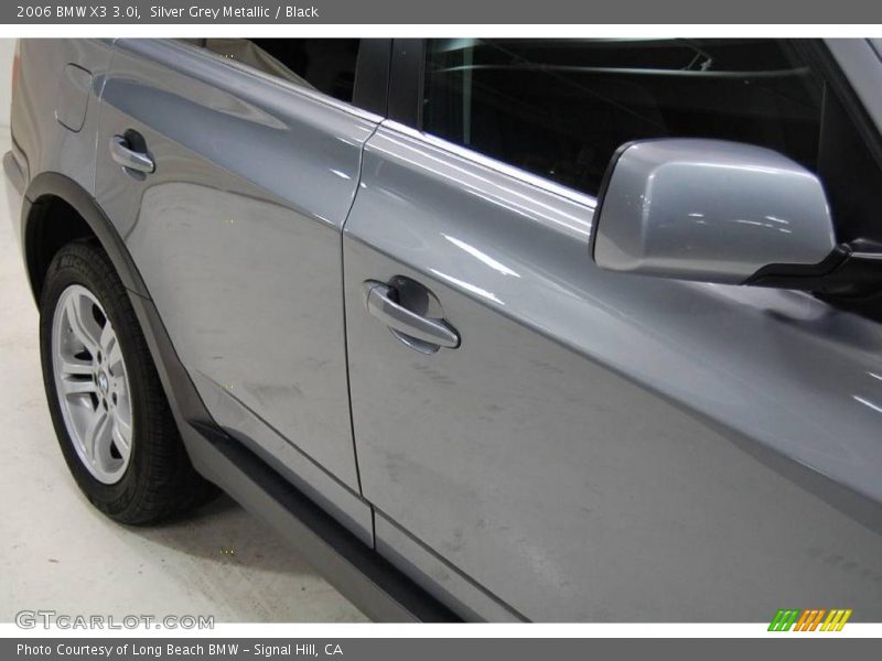 Silver Grey Metallic / Black 2006 BMW X3 3.0i