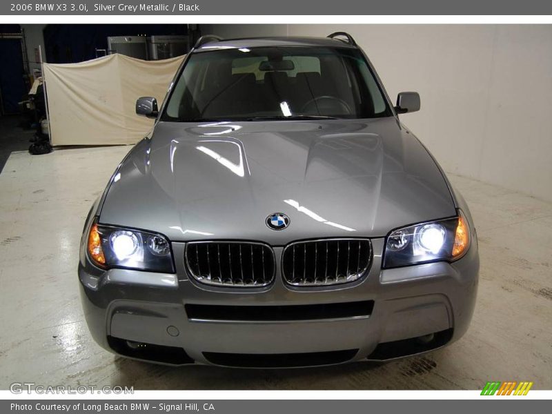 Silver Grey Metallic / Black 2006 BMW X3 3.0i