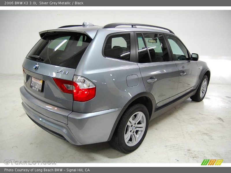 Silver Grey Metallic / Black 2006 BMW X3 3.0i