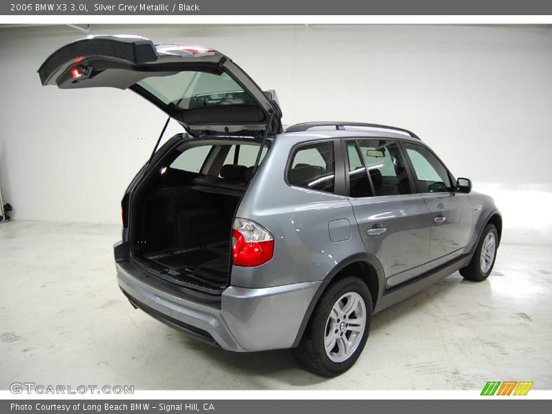 Silver Grey Metallic / Black 2006 BMW X3 3.0i