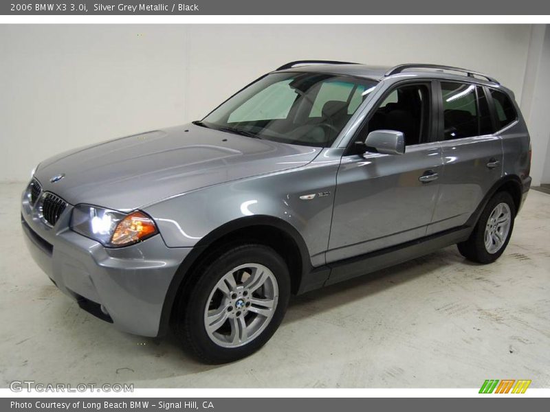 Silver Grey Metallic / Black 2006 BMW X3 3.0i