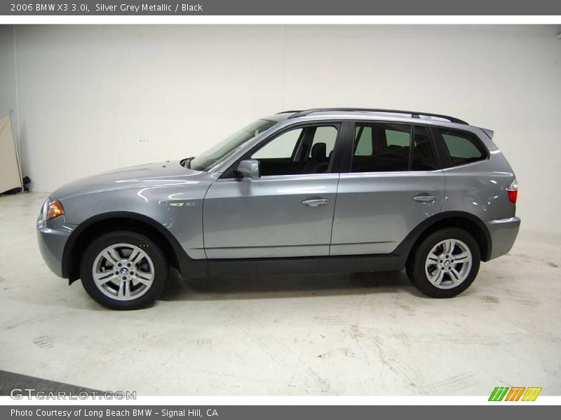 Silver Grey Metallic / Black 2006 BMW X3 3.0i