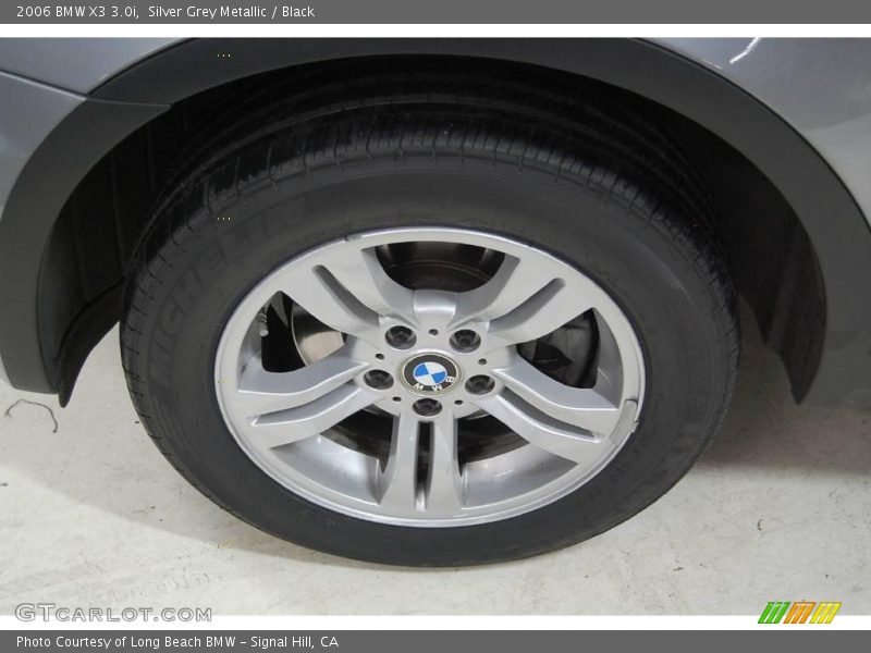 Silver Grey Metallic / Black 2006 BMW X3 3.0i