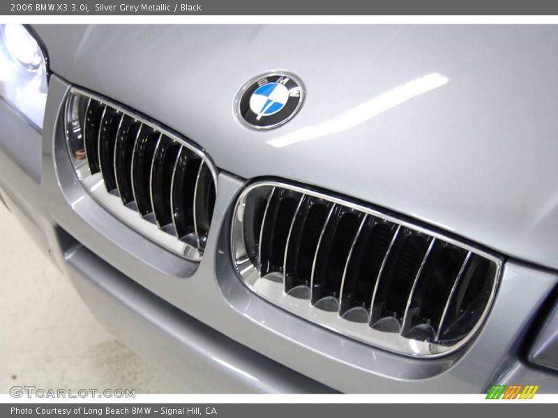 Silver Grey Metallic / Black 2006 BMW X3 3.0i