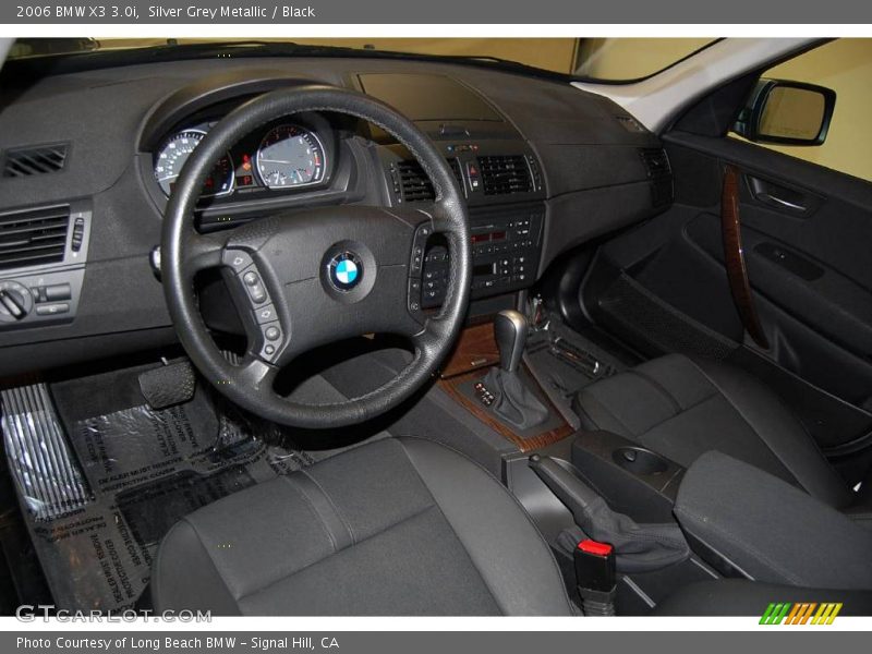 Silver Grey Metallic / Black 2006 BMW X3 3.0i