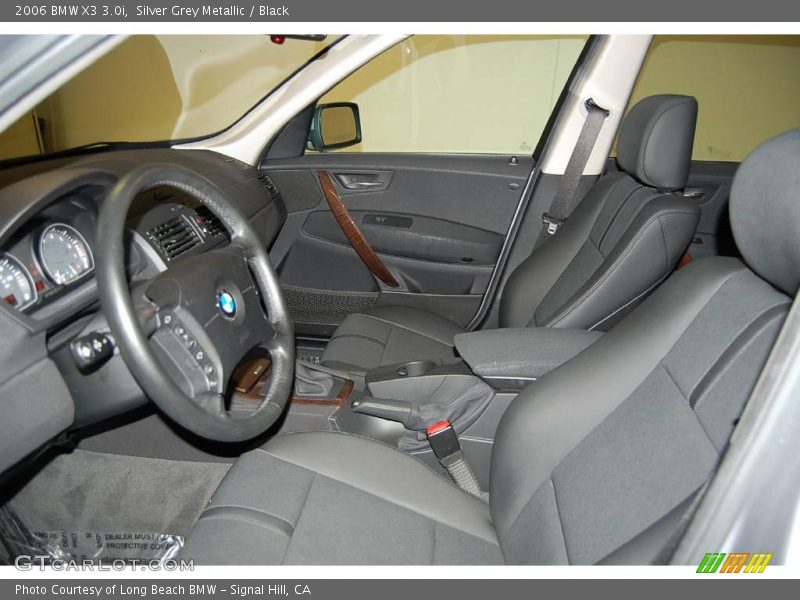 Silver Grey Metallic / Black 2006 BMW X3 3.0i