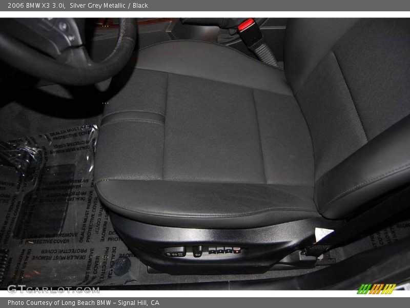 Silver Grey Metallic / Black 2006 BMW X3 3.0i