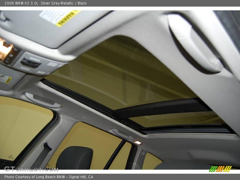 Silver Grey Metallic / Black 2006 BMW X3 3.0i