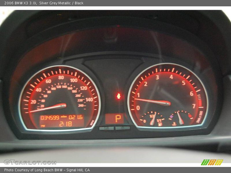 Silver Grey Metallic / Black 2006 BMW X3 3.0i