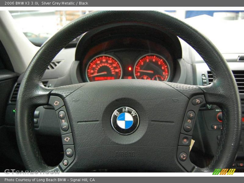 Silver Grey Metallic / Black 2006 BMW X3 3.0i