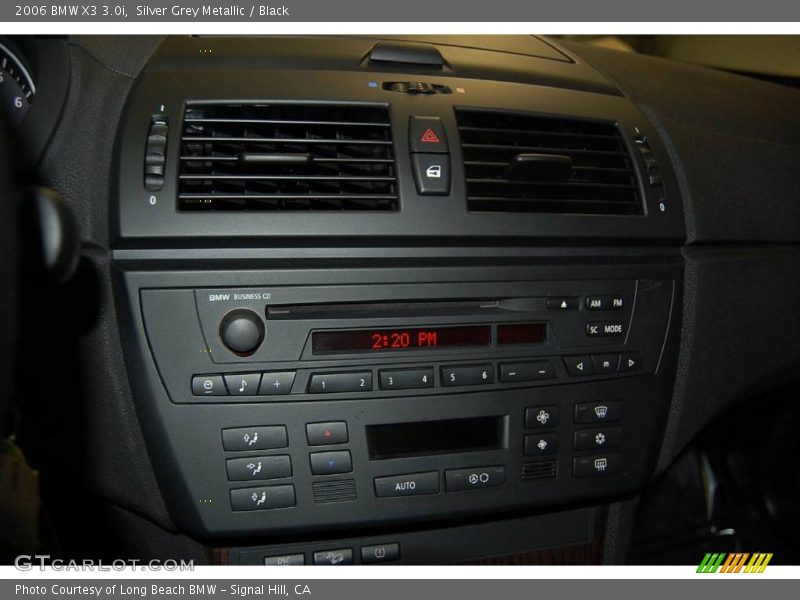 Silver Grey Metallic / Black 2006 BMW X3 3.0i